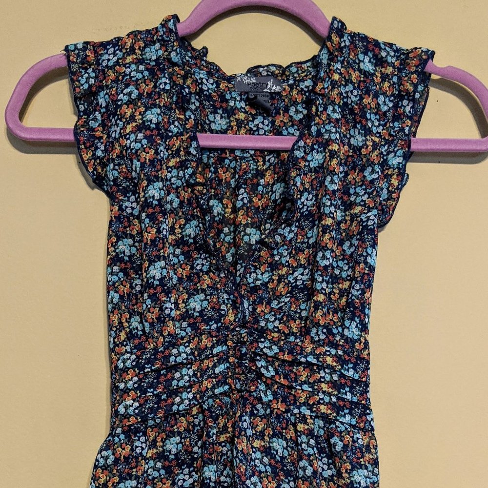 Flower dressy top.